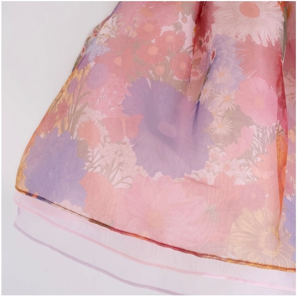 Pleiades Chloe Floral Puff Sleeve Dress - Picture 3 of 15